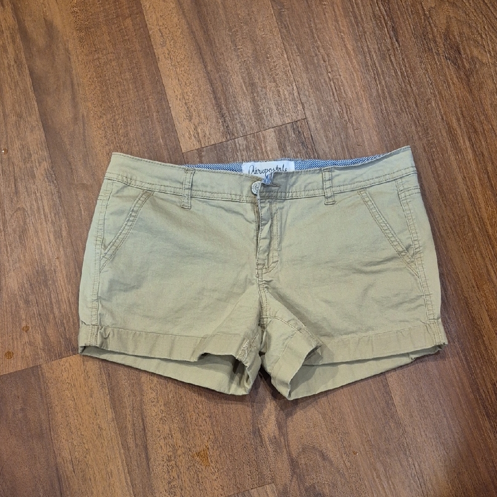 Aeropostale Tan Twill Stylish Summer Shorts